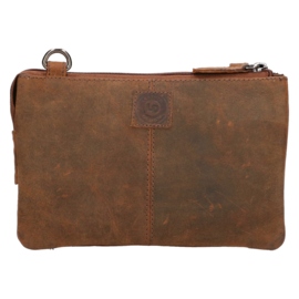 Leather Design festival bag harmonica hunter