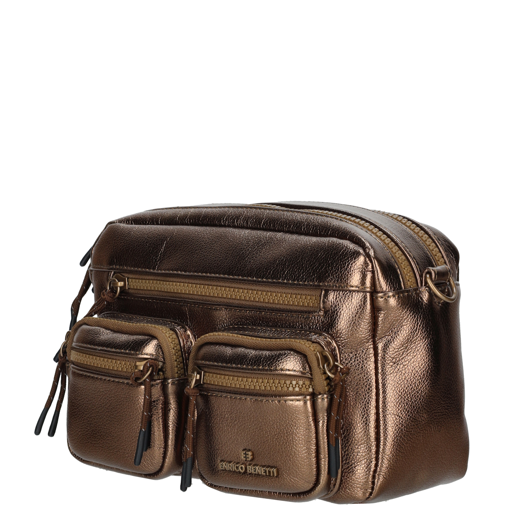 Enrico Benetti Celine crossbody tas brons