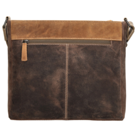 Hide & Stitches Himalaya schoudertas bruin