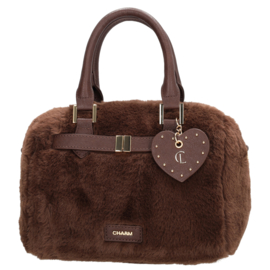 Charm London Stockholm handtas donker bruin