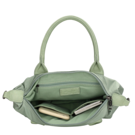 Charm London Buckingham mono handtas licht groen