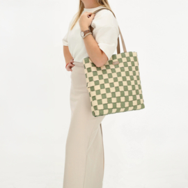 Charm London Cornwall schoudertas olijf groen