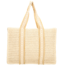 Beagles Ibiza shopper licht natuur