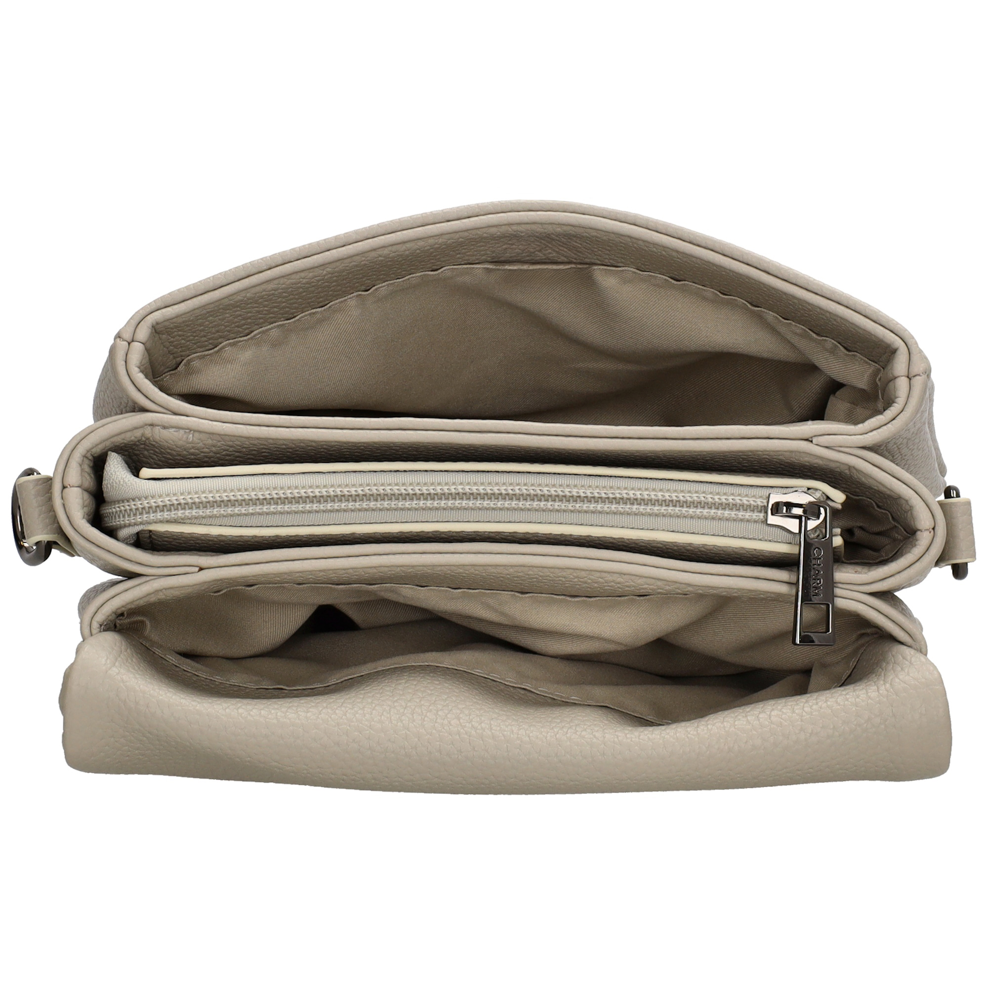 Charm London Pentonville schoudertas licht grijs