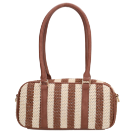 Charm London Capri handtas zacht mokka