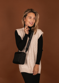 Zebra Trends Ingrid schoudertas zwart