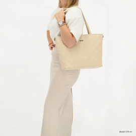 Charm London Hollywood schoudertas beige