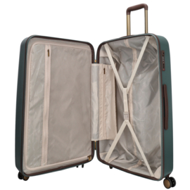 Charm London travel koffer donkergroen