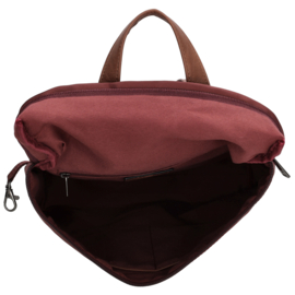 Charm London Buckingham rugtas bordeaux rood
