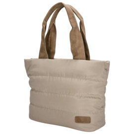 Zebra Trends Elske shopper licht taupe