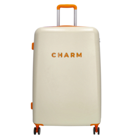 Charm London travel koffer beige-multi