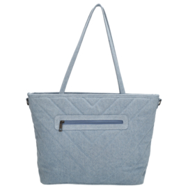 Charm London Hollywood schoudertas midden blauw