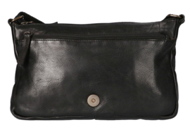 Leather Design schoudertas zwart