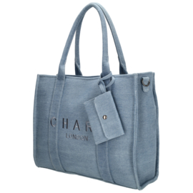 Charm London bond shopper lichtblauw