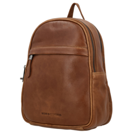 Hide & Stitches Porto lederen handtas bruin