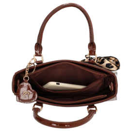 Charm London Knightsbridge handtas bruin