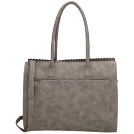 Zebra Noa laptoptas middengrijs