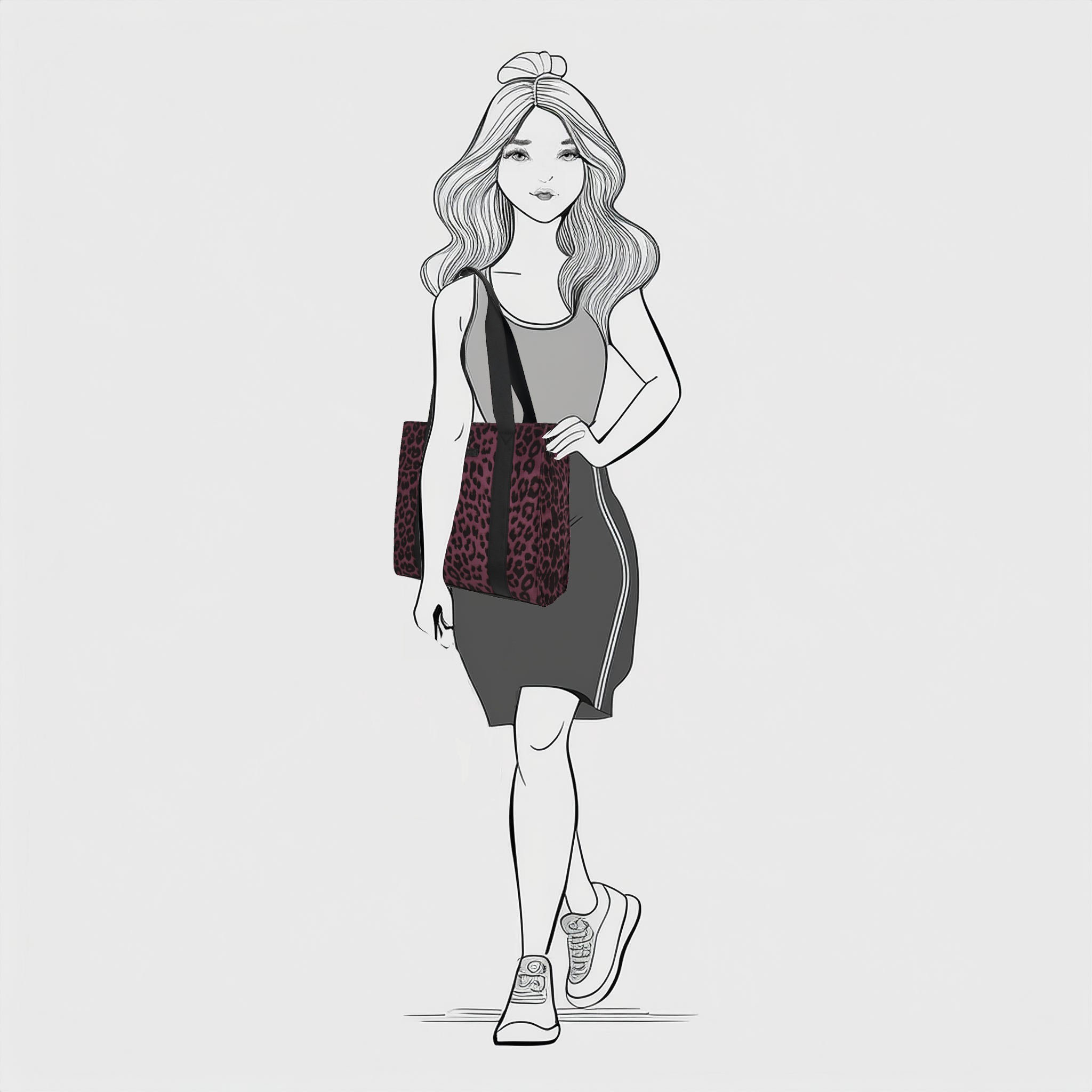 Enrico Benetti Jill shopper bordeaux rood