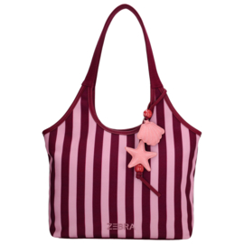 Zebra Trends Mira shopper bordeaux