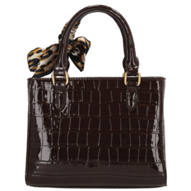 Charm London knightsbridge handtas donkerbruin