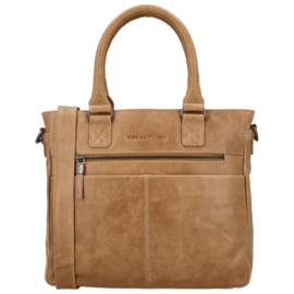 Hide & Stitches Porto lederen handtas taupe