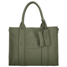 Charm London bond shopper natuur groen