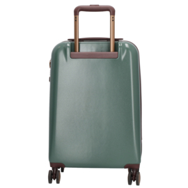 Charm london Travel koffer donkergroen