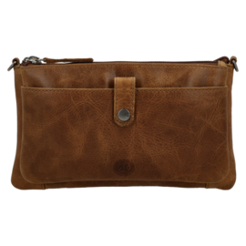 Hide & Stitches Westland schoudertas bruin