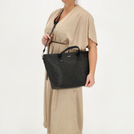 Charm London shopper Cadorna zwart