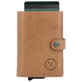 Hide & Stitches Porto safety wallet taupe