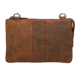 Leather Design festival bag harmonica hunter