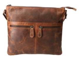 Leather Design schoudertas hunter