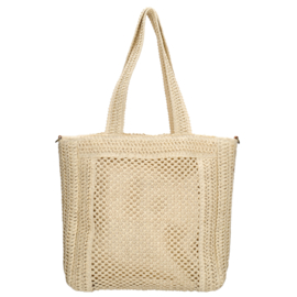 Zebra Trends Shirley shopper licht natuur