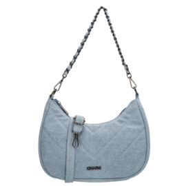 Charm London Hollywood schoudertas midden blauw