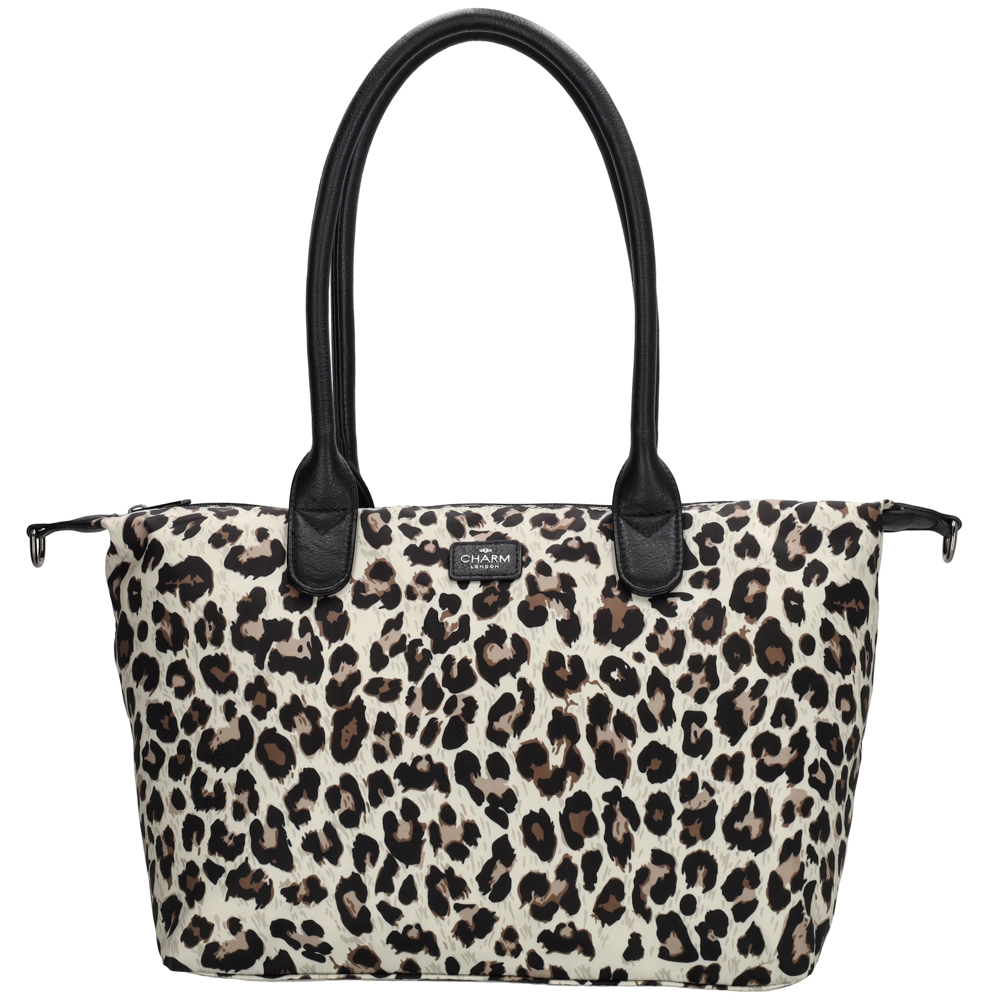 Charm London Buckingham handtas luipaard beige