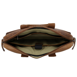 Hide & Stitches Next Navajo laptoptas bruin