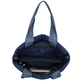 Zebra Trends Elske shopper blauw
