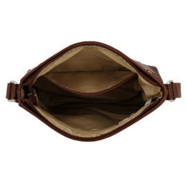 Hide & Stitches Mississppi schoudertas cognac