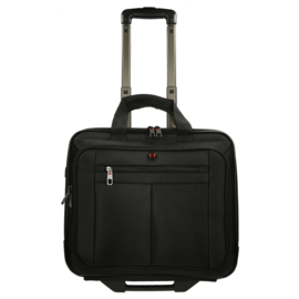 Enrico Benetti Cornell laptop trolley zwart