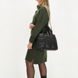 Charm London Manchester shopper zwart