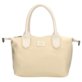 Charm London Buckingham mono handtas licht creme