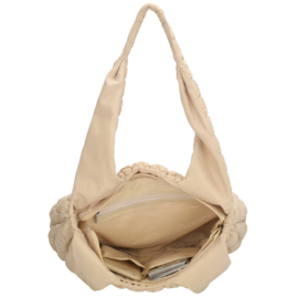 Beagles Valencia schoudertas licht taupe