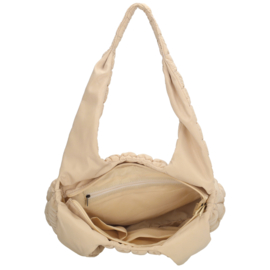 Beagles Valencia schoudertas licht taupe