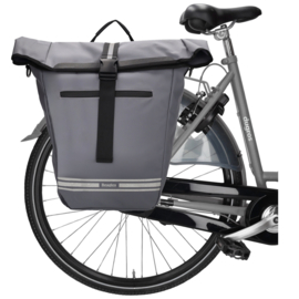 Beagles Originals bicycle fiets/schoudertas grijs