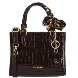 Charm London knightsbridge handtas donkerbruin