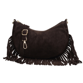 Charm london Elisa schoudertas donker bruin