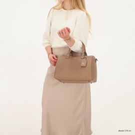 Charm London Mulberry handtas taupe