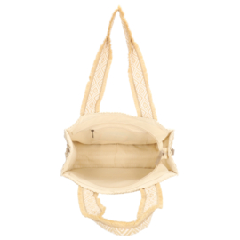 Beagles Ibiza shopper licht natuur