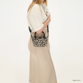 Charm London Buckingham handtas luipaard beige
