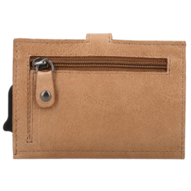 Hide & Stitches Porto safety wallet taupe